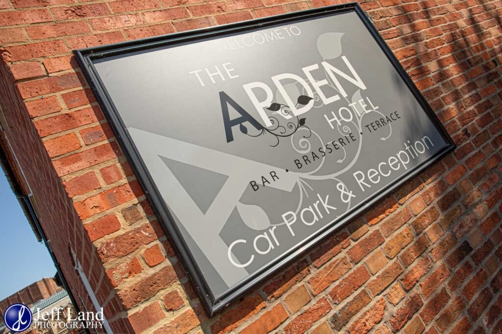 The Arden Hotel Sign Stratford upon Avon Warwickshire