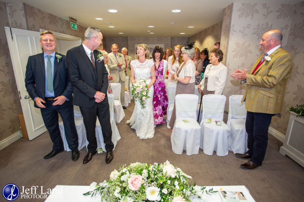 Wedding Ceremony at The Arden Hotel Stratford upon Avon Warwickshire