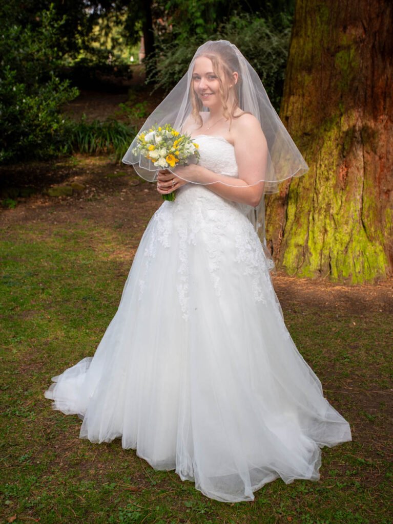 Wedding Photographer at Brownsover Hall Hotel in Rugby bride full