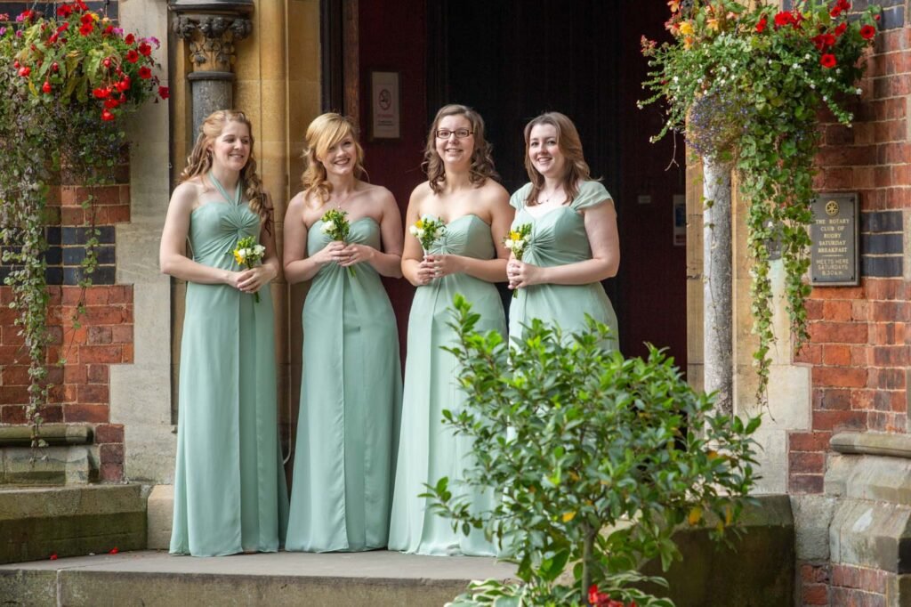 Wedding Photographer at Brownsover Hall Hotel in Rugby bridemaids