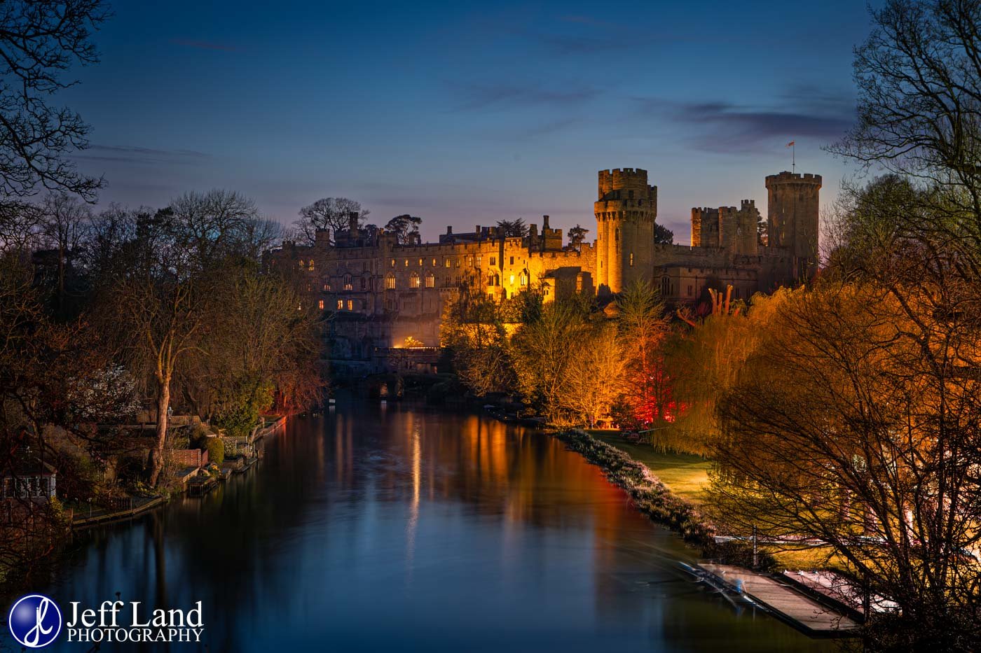 Warwick Castle at Night Warwickshire Photographer