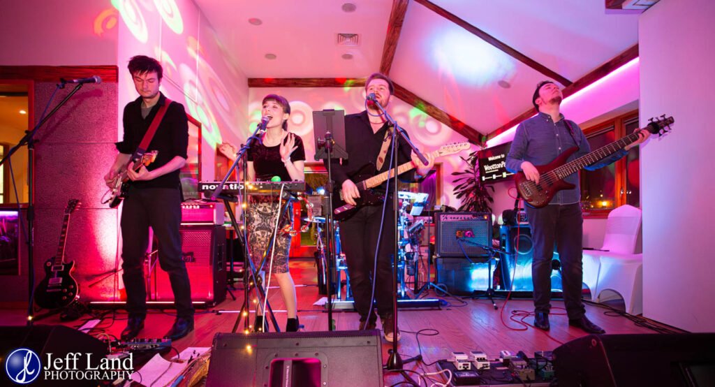 Live Band at Wootton Park Wedding