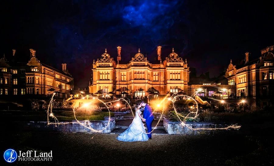 Wedding Sparklers at The Welcombe Hotel