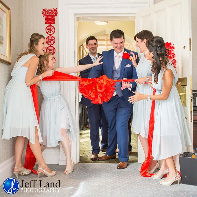 Welcombe Hotel, Wedding Photographer, Stratford-upon-Avon, Warwickshire, Chinese, Bridesmaids, Groomsmen, Pre Wedding Party