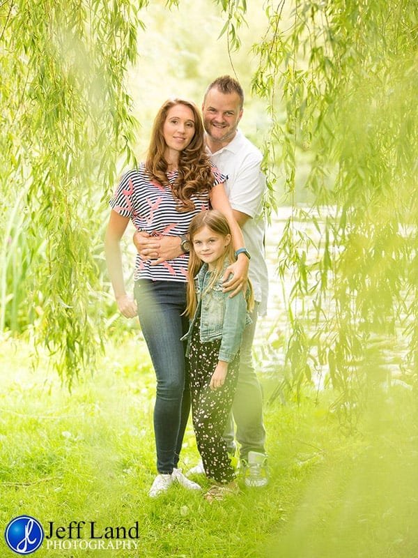 Family Photo taken at Walton Hall in Warwickshire