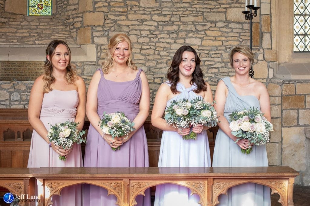 Bridesmaids, Wedding Photographer, Stratford upon Avon, The Bell, Alderminster, St. Mary's Church, Wimpstone