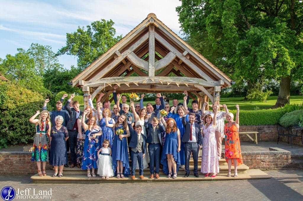 Wedding Photographer at Wethele Manor Leamington Spa Warwickshire Group Photo