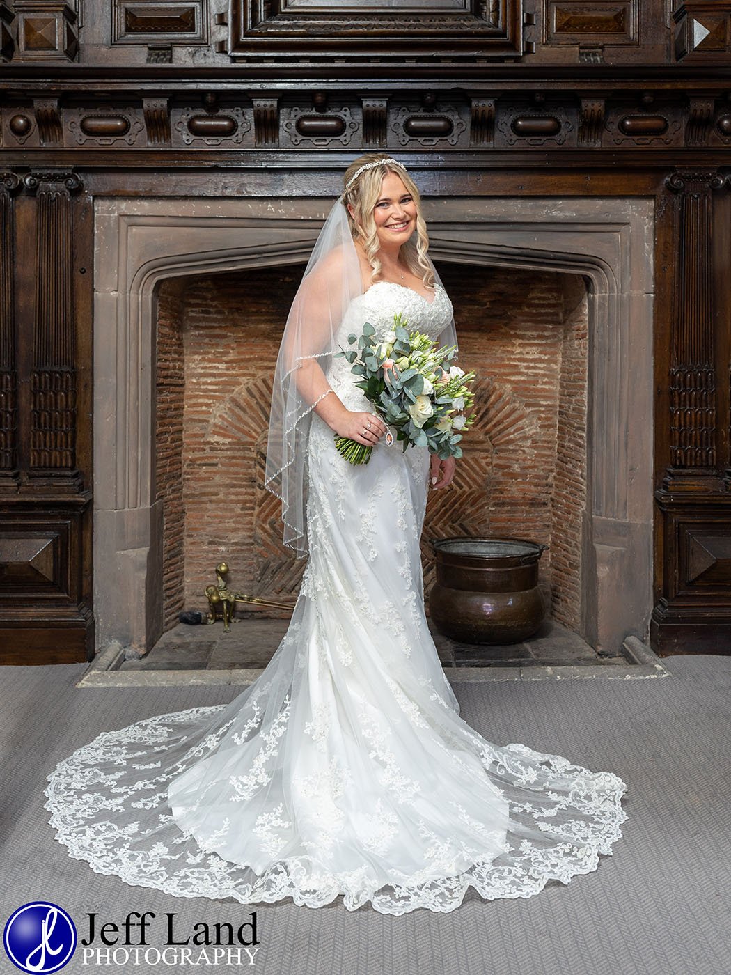 Billesley Manor Bride Portrait