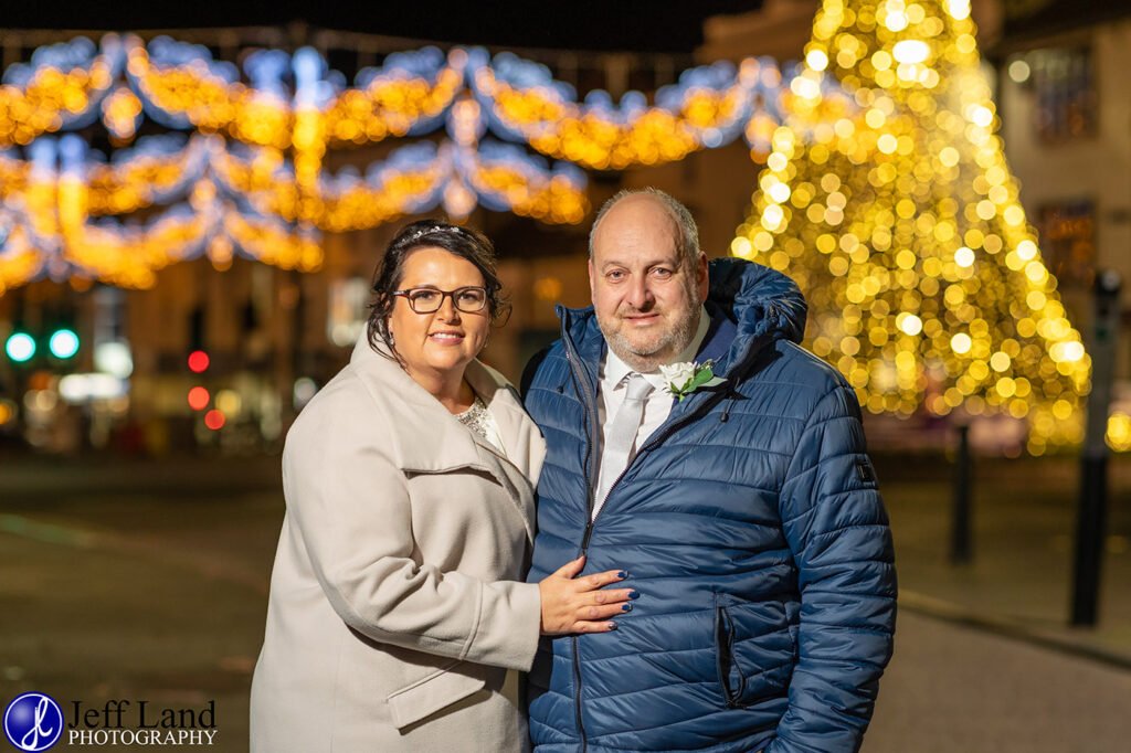 Wedding Photography Christmas Lights Stratfortd upon Avon, Warwickshire