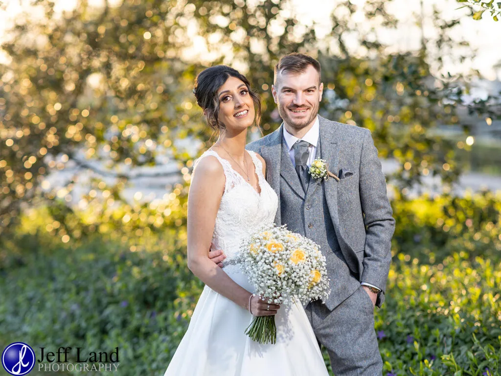 Bride and Groom Portrait Alveston Manor Stratford upon Avon, Warwickshire Wedding Photographer