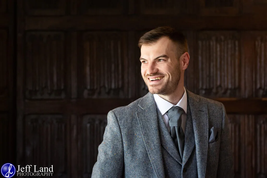 The Groom Alveston Manor Stratford upon Avon, Warwickshire Wedding Photographer