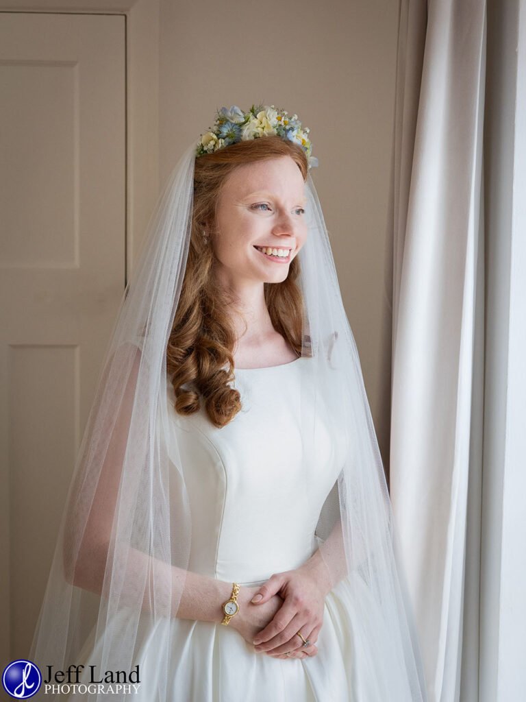 Bride Window Portrait Stratford upon Avon