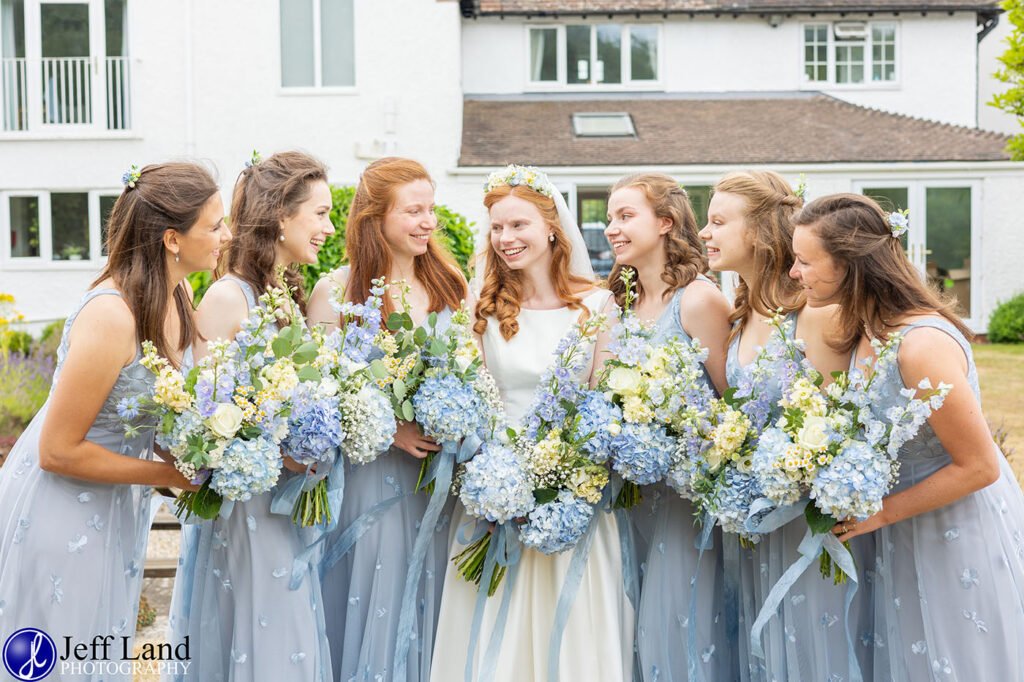 Bride With Bridesmaids Stratford upon Avon