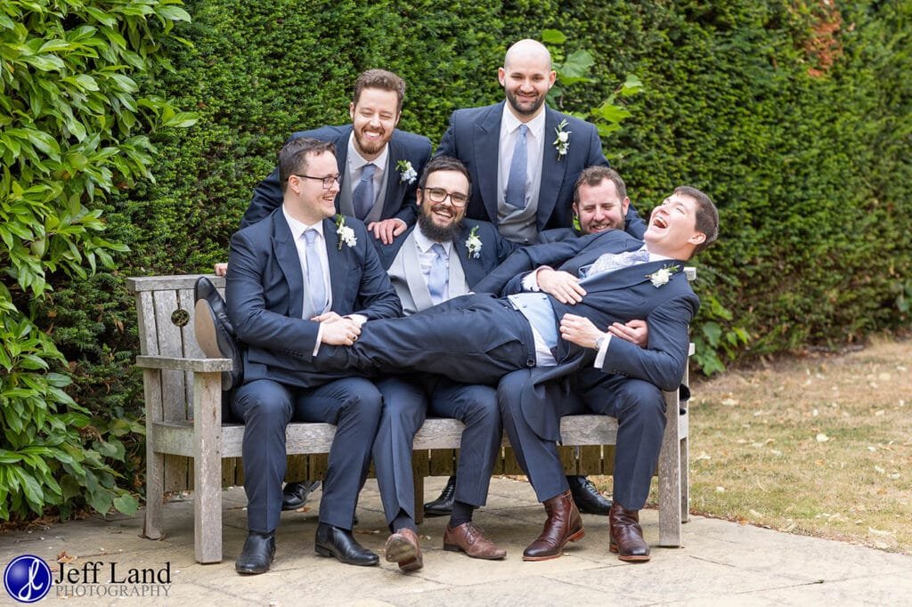 Groomsmen Having Fun Portrait