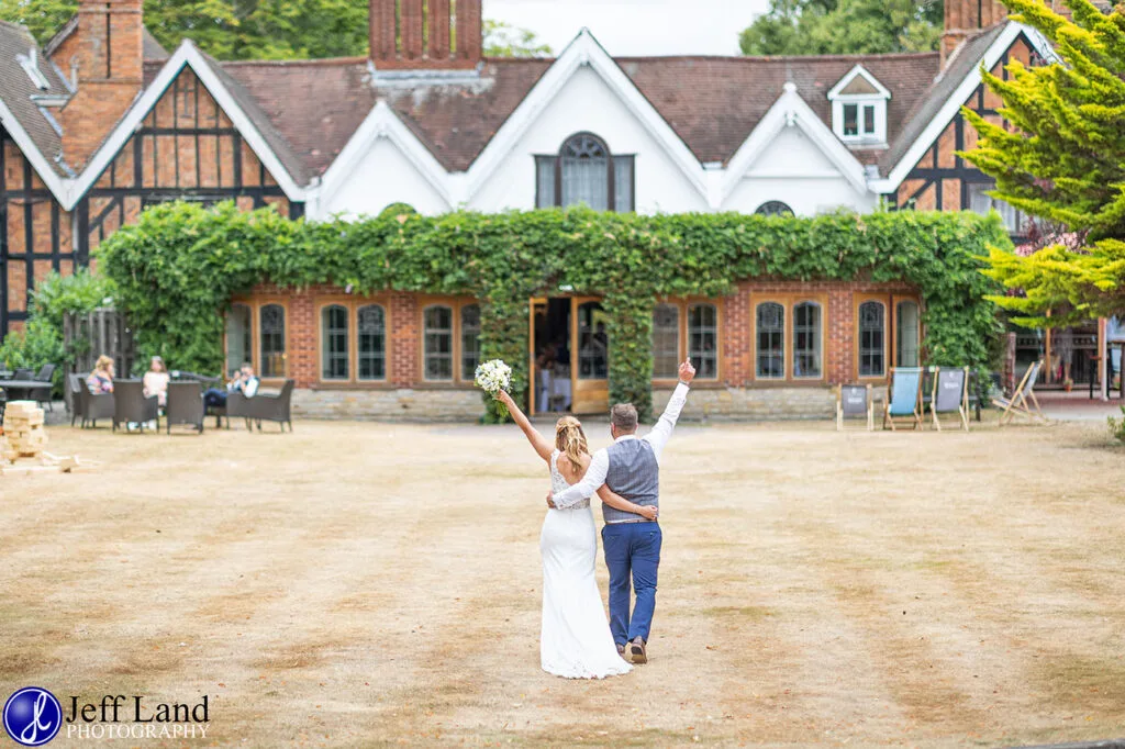 Approved Wedding Photographer Macdonald Alveston Manor Stratford-upon-Avon, Warwickshire Fun Bridal Portrait