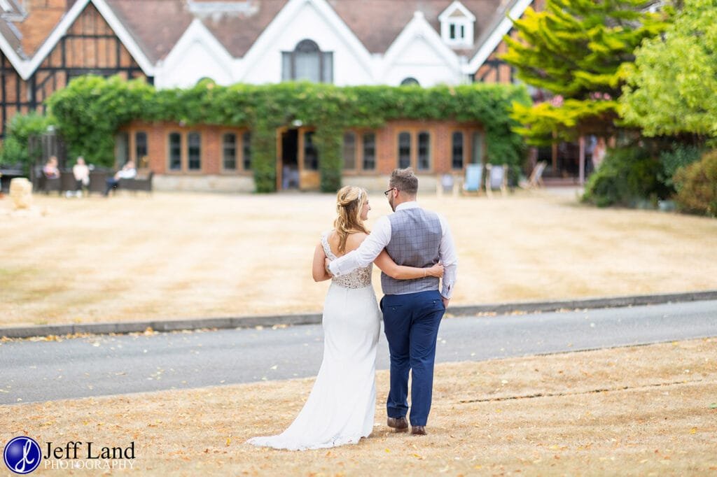 Approved Wedding Photographer Macdonald Alveston Manor Stratford-upon-Avon, Warwickshire Fun Bridal Portrait