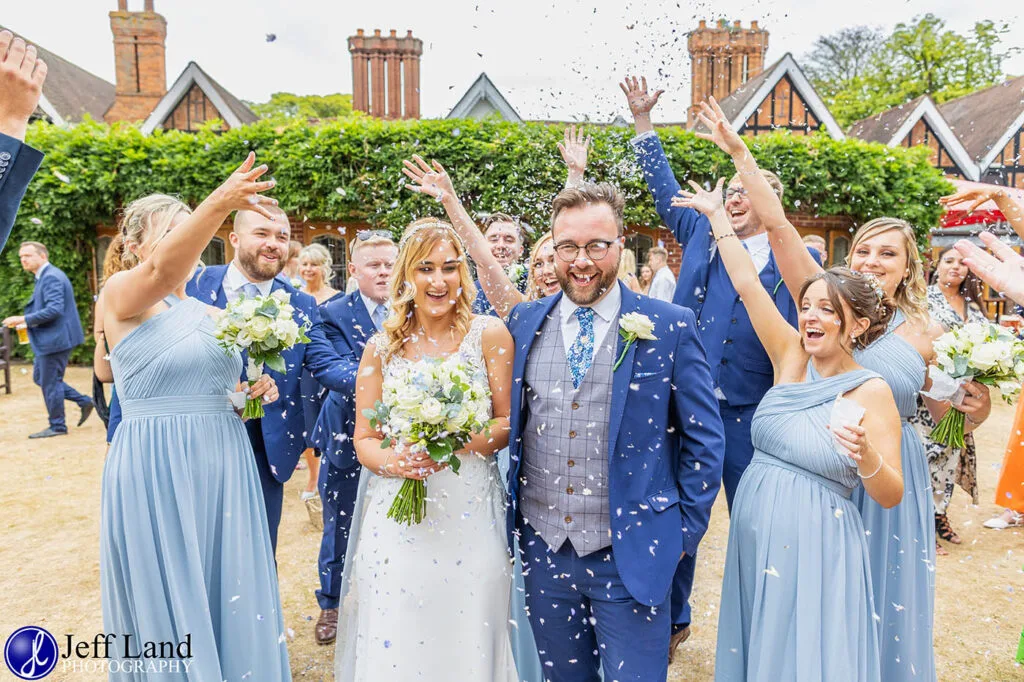 Approved Wedding Photographer at the Macdonald Alveston Manor Hotel. Based in Stratford-upon-Avon covering Warwickshire and the Cotswolds Confetti