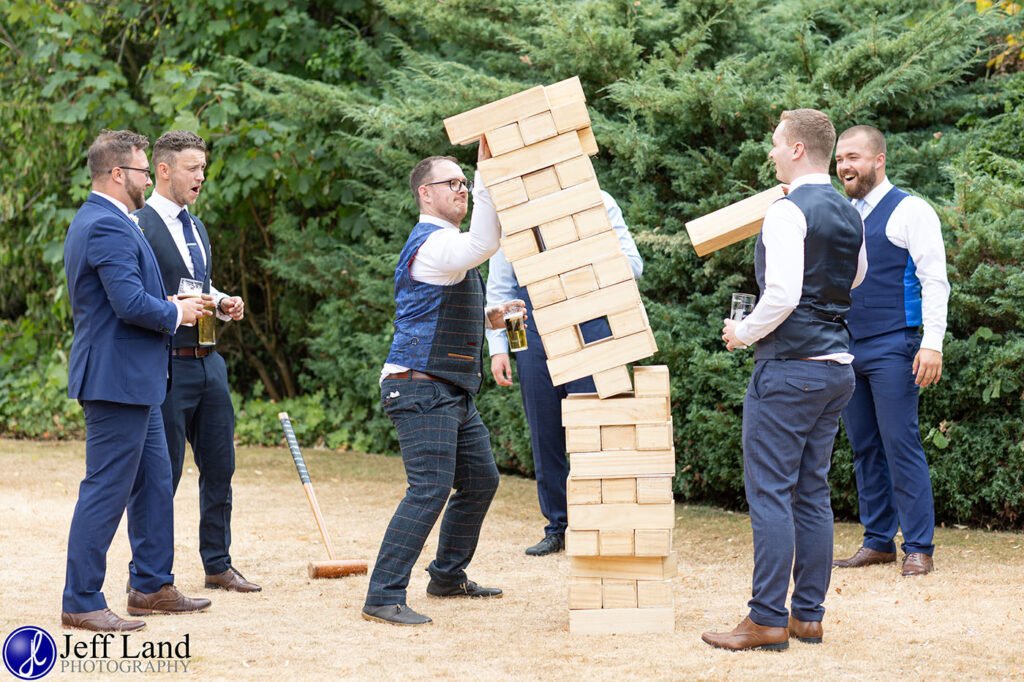 Approved Wedding Photographer at the Macdonald Alveston Manor Hotel. Based in Stratford-upon-Avon covering Warwickshire and the Cotswolds Garden Games