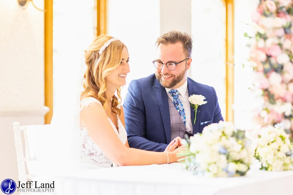Approved Wedding Photographer Macdonald Alveston Manor Stratford-upon-Avon, Warwickshire Sign the register