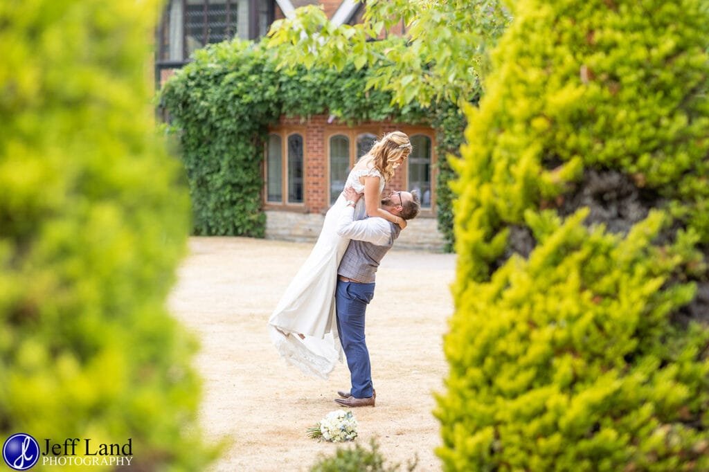 Approved Wedding Photographer Macdonald Alveston Manor Stratford-upon-Avon, Warwickshire Fun Bridal Portrait