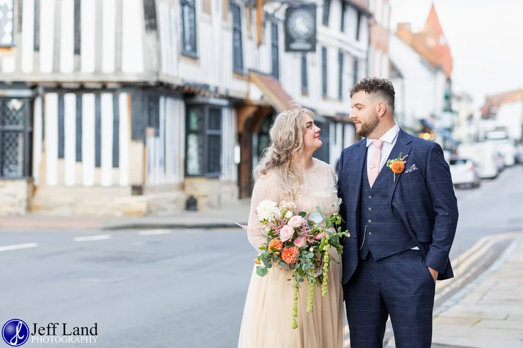 Bride and Groom Hotel Indigo Stratford upon Avon