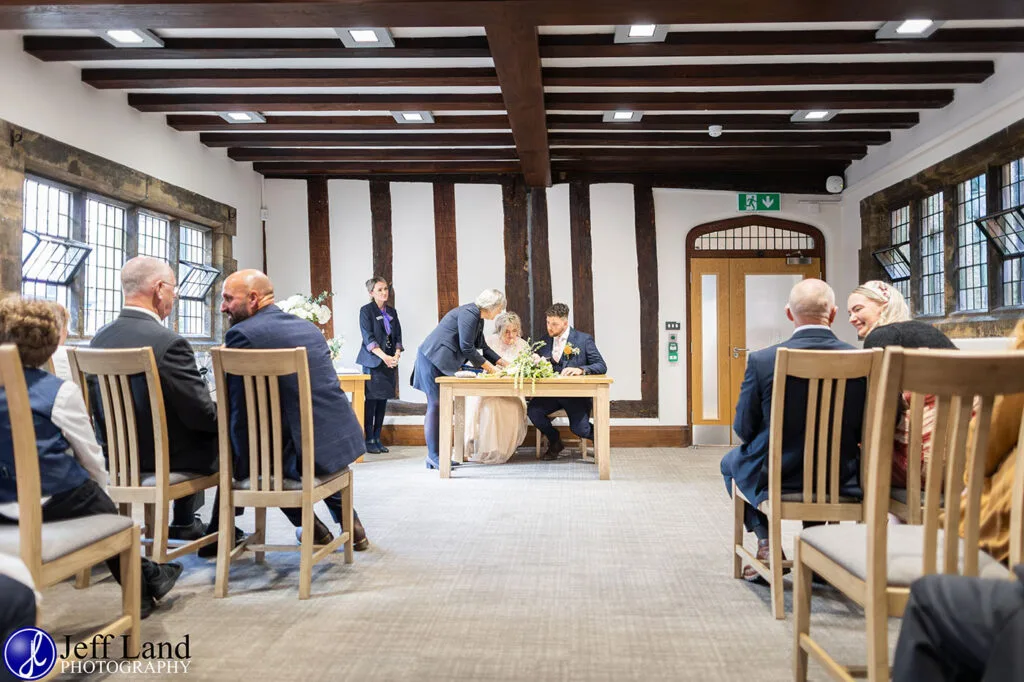 Signing of the Register Henley Room Stratford upon Avon