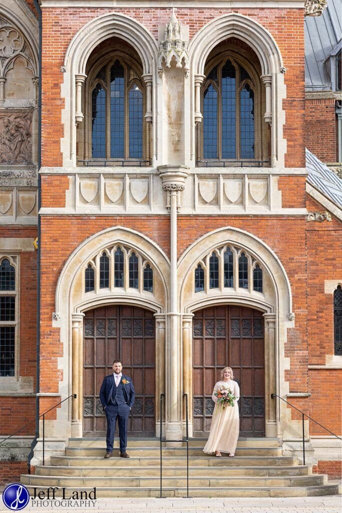 Wedding Photo Swan Theatre Stratford upon Avon