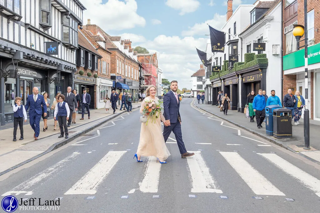 Wood Street Stratford upon Avon Wedding Photo