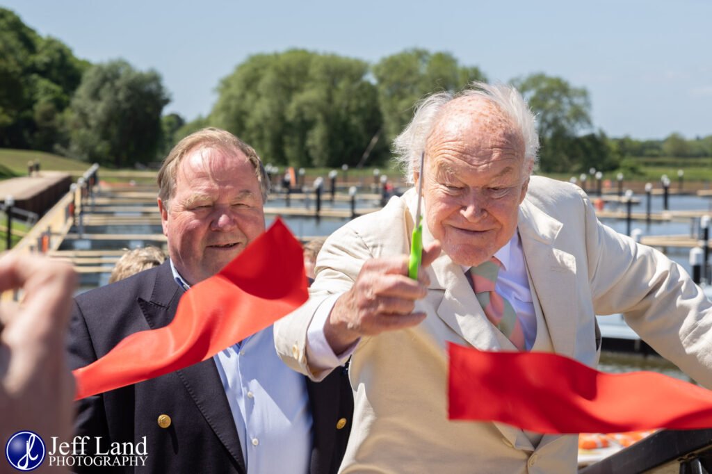 Timothy West CBE at the grand opening of the Shakespeare Marina