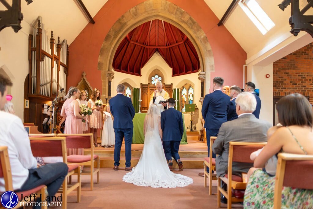 Wedding Ceremony St Andrews Church Stratford upon Avon, Warwickshire