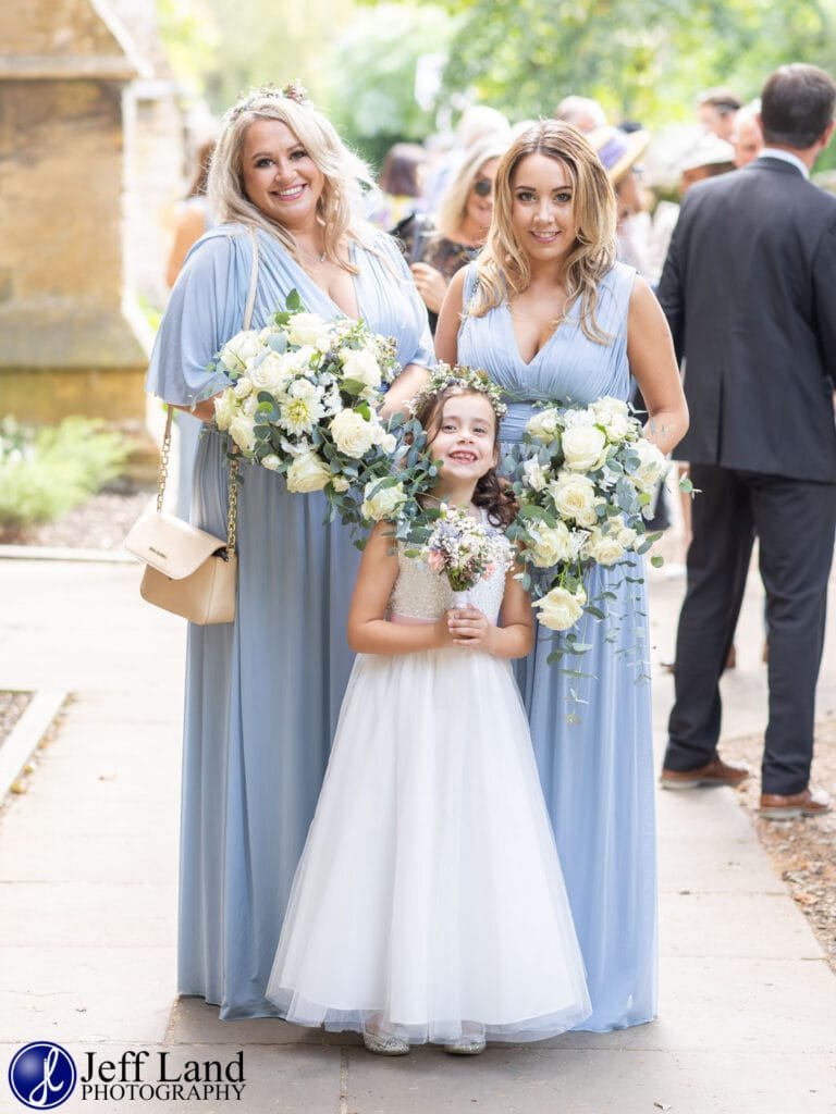 Bridemaids and Flowergirl Holy Trinity Church Stratford upon Avon