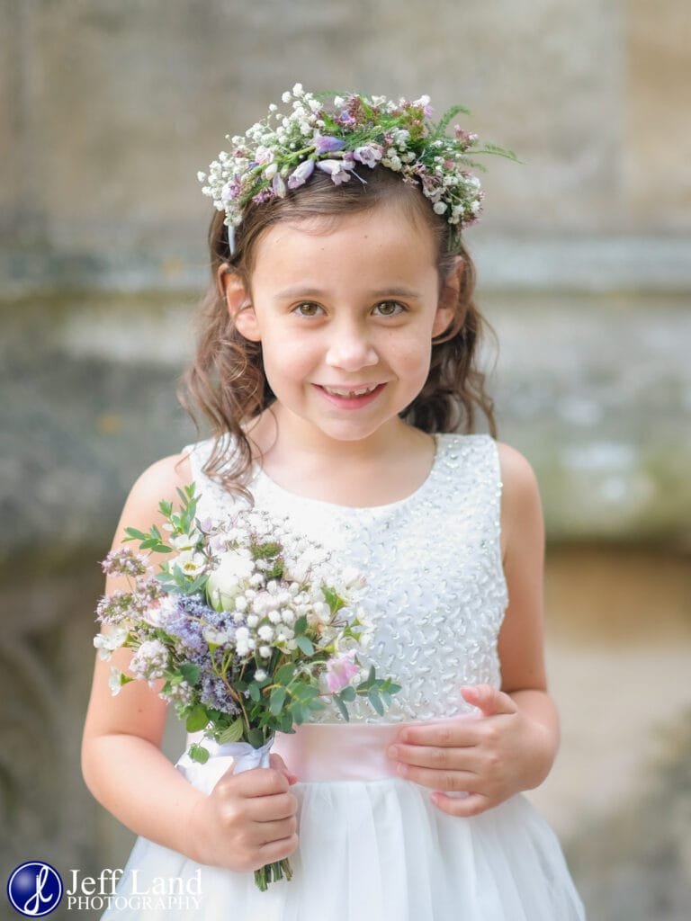 Flowergirl Holy Trinity Church Stratford upon Avon