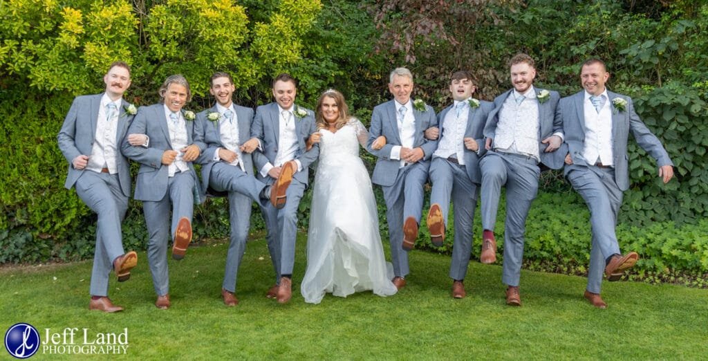 Fun Groomsmen Photo Alveston Manor