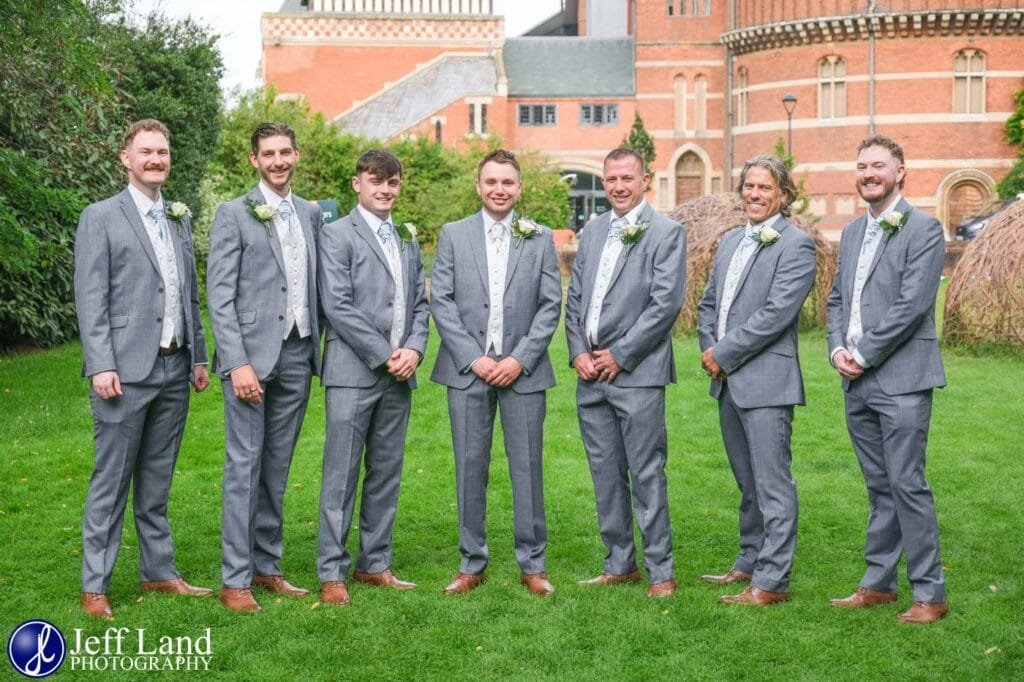 Groom and Groomsmen portrait by RSC