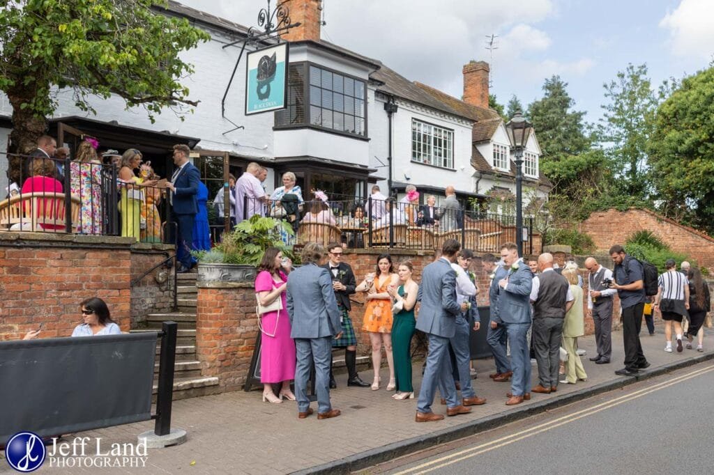 Pre Wedding Drinks at the Dirty Duck Stratford upon Avon