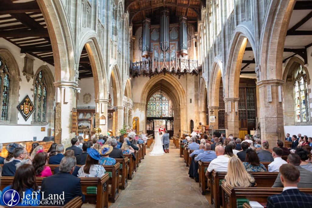 Wedding Ceremony Holy Trinity Church Stratford upon Avon Warwickshire