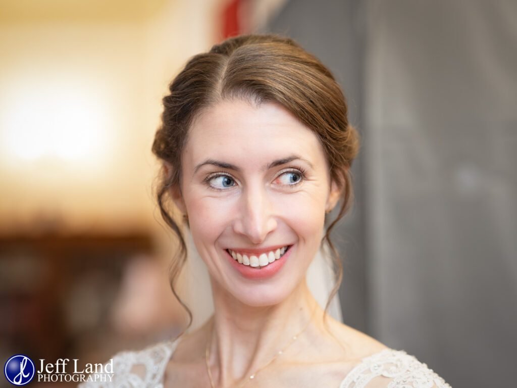 Fun Bride Portrait closeup