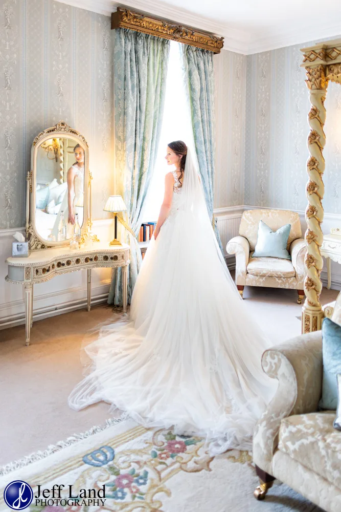 Norwood Park Wedding Bride Prep Portrait