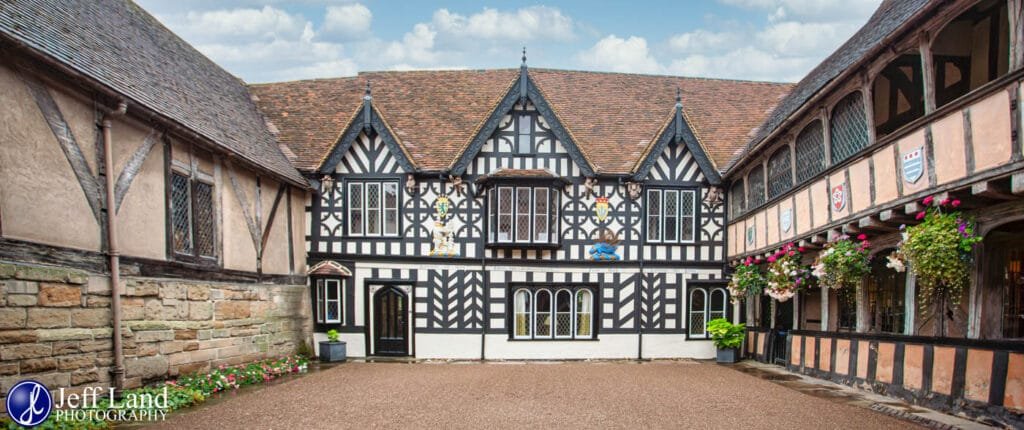 The Courtyard at the Lord Leycester Hospital in Warwick