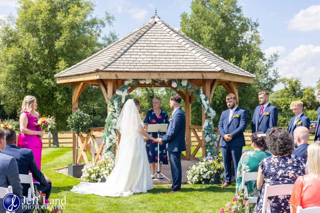 Manor Hill House Outdoor Wedding Ceremony
