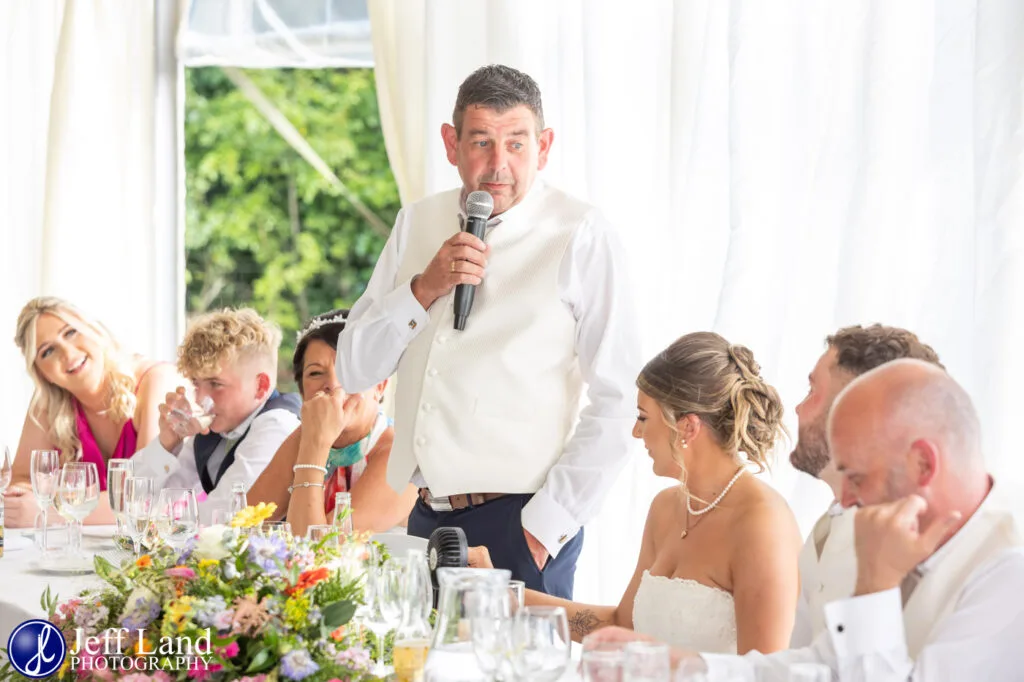 Manor Hill House father of the bride speech