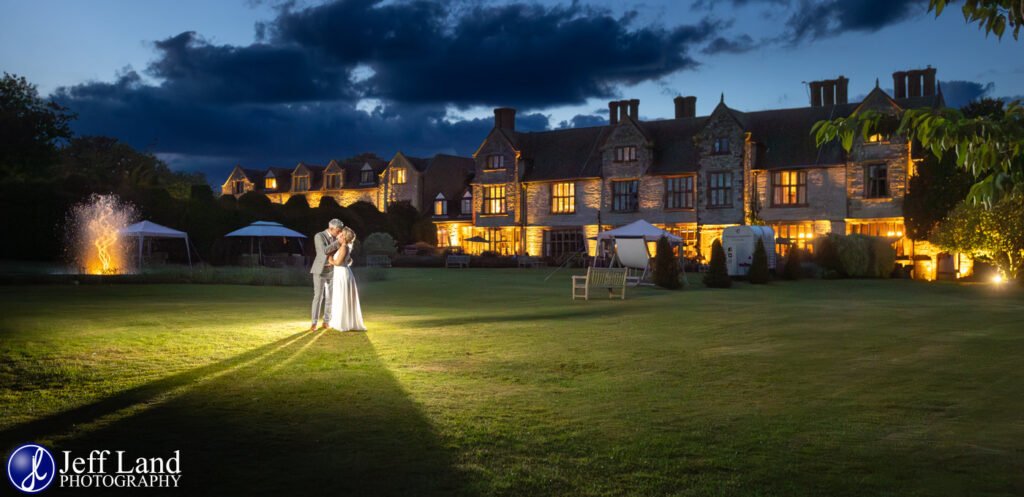 Billesley Manor Wedding Photographer Panoramic Low Light Photo