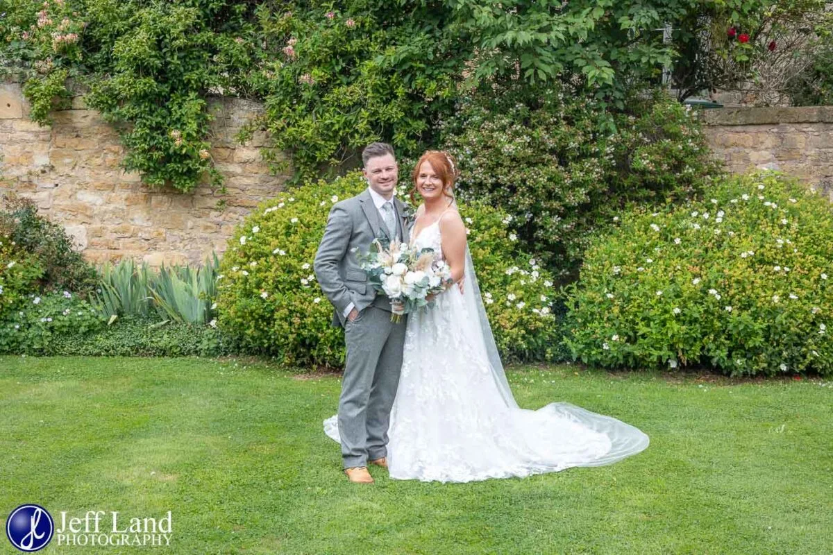 Mickleton Hills Farm Wedding Photography bride and groom portrait