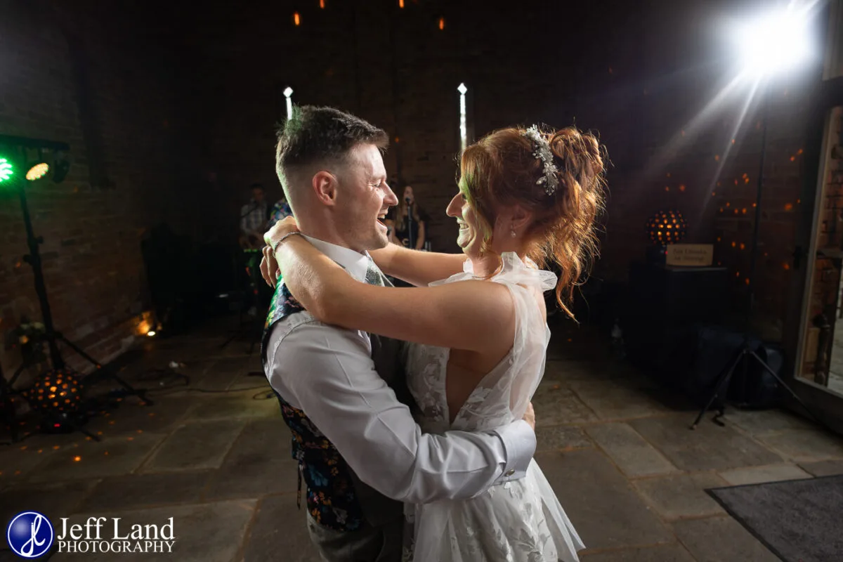 Mickleton Hills Farm Wedding Photography firsat dance photo