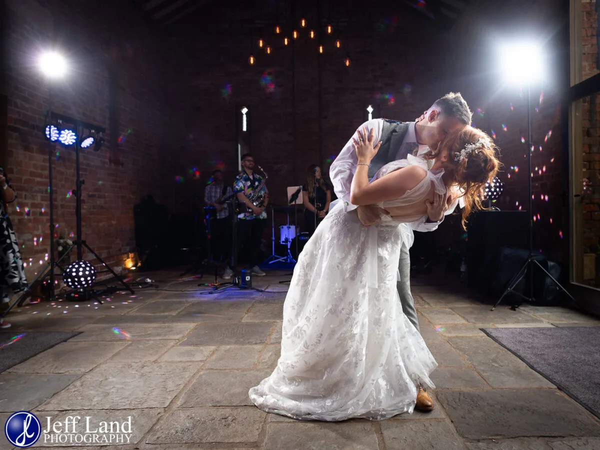 Mickleton Hills Farm Wedding Photography first dance