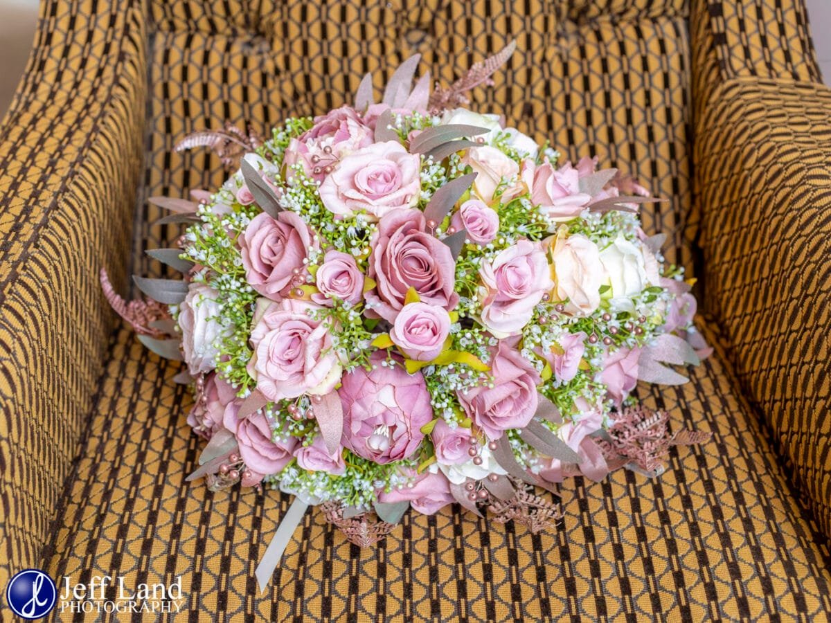 Bouquet Photo Wedding at Alveston Manor Stratford-upon-Avon, Warwickshire