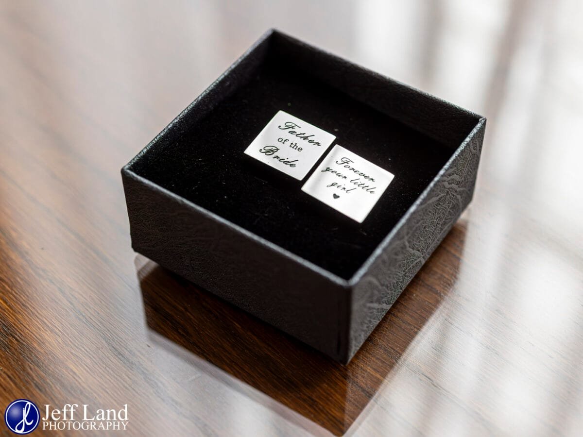 Cufflinks Photo Wedding at Alveston Manor Stratford-upon-Avon, Warwickshire