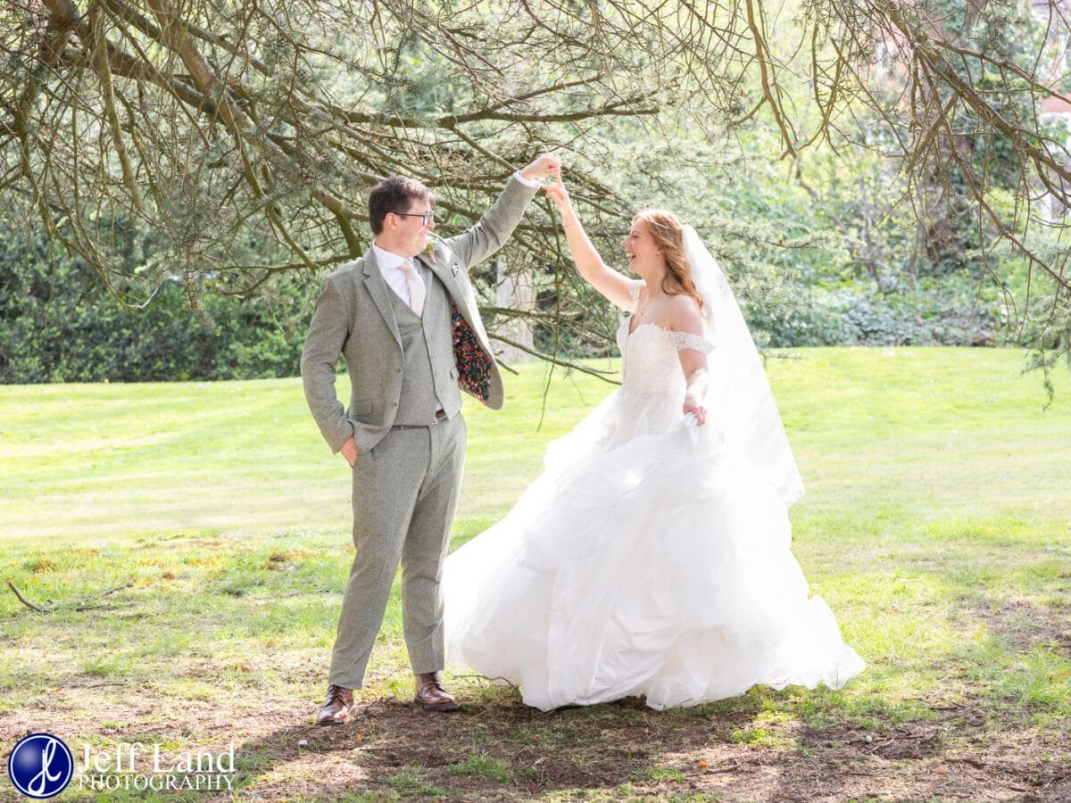 Fun Bridal Portrait Wedding at Alveston Manor Stratford-upon-Avon, Warwickshire