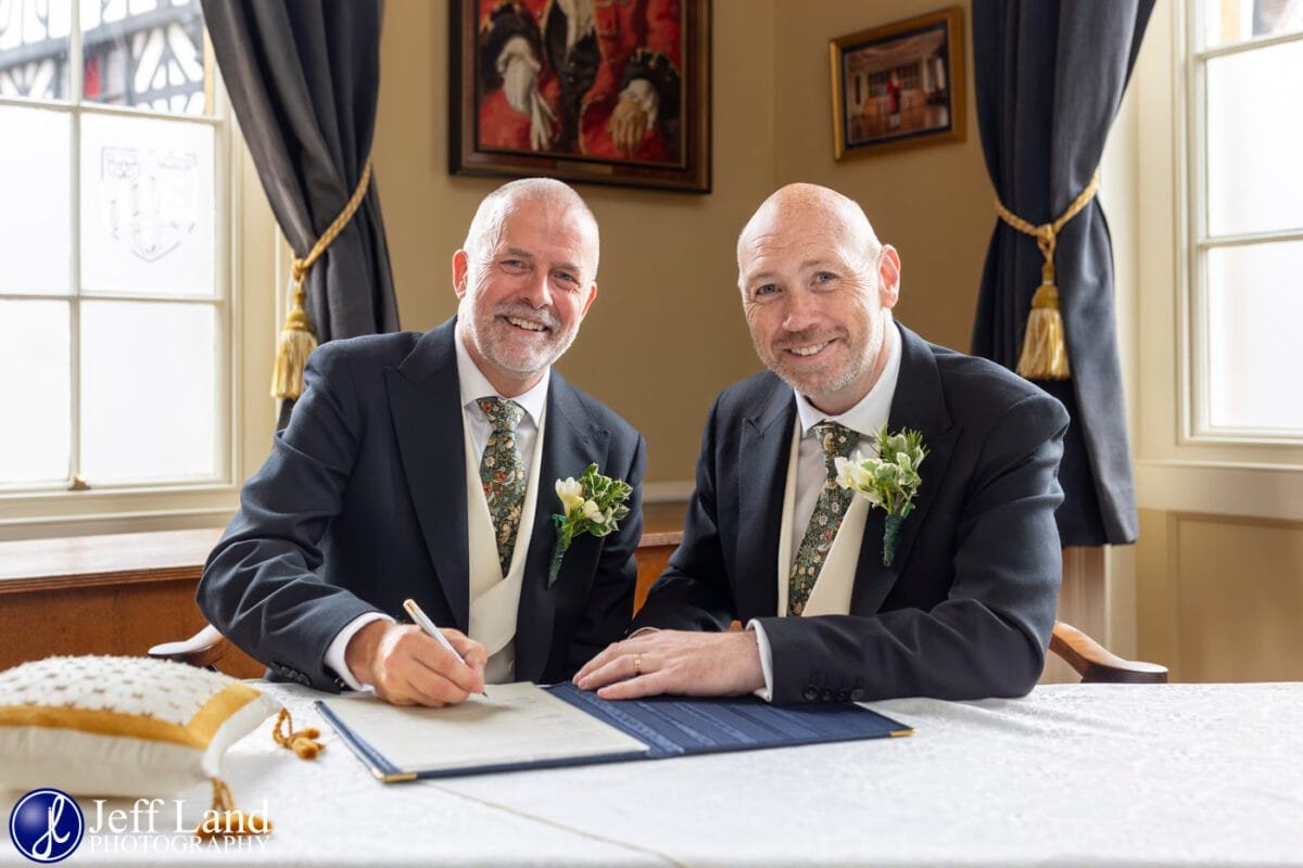Wedding at the Town Hall, Stratford-upon-Avon