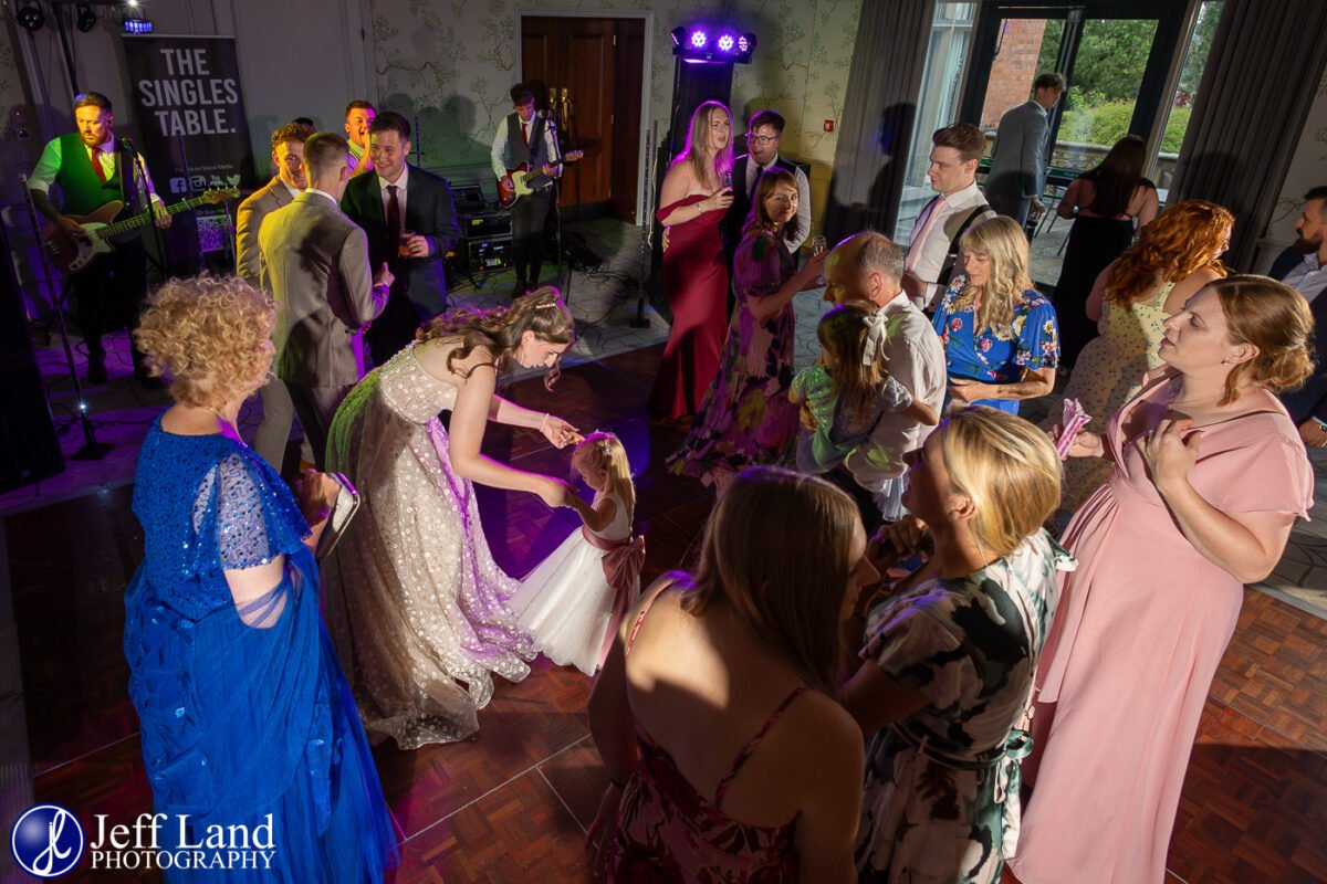 First Dance with everone and live band The Welcombe Hotel